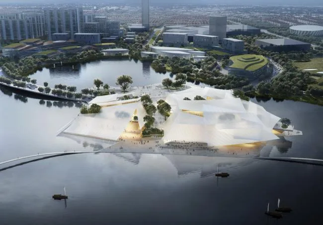 BIM建筑|“一叶轻船”—— MAD博得义乌年夜剧院设计权