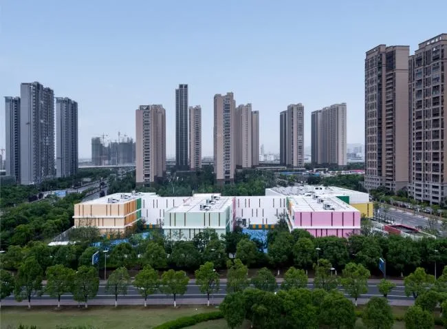 BIM建筑|姑苏太湖新城吴郡幼儿园，江苏姑苏 / 启发设计团体股份有限公司