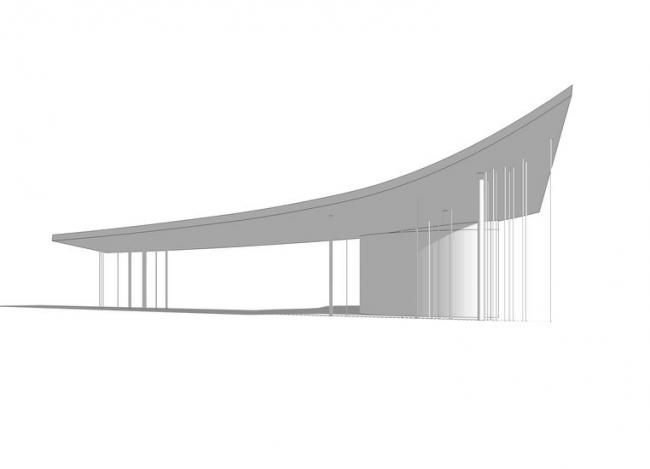 Sketchup素材模型|入口大门，现代风格