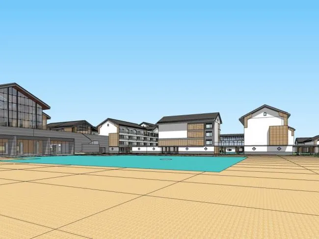 Sketchup医院模型|养老中心，现代风格