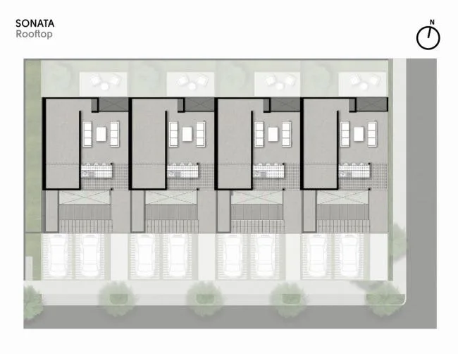 BIM建筑|索纳塔室第，应用楼梯打造交叉的公共及私家空间 / Arkham Projects
