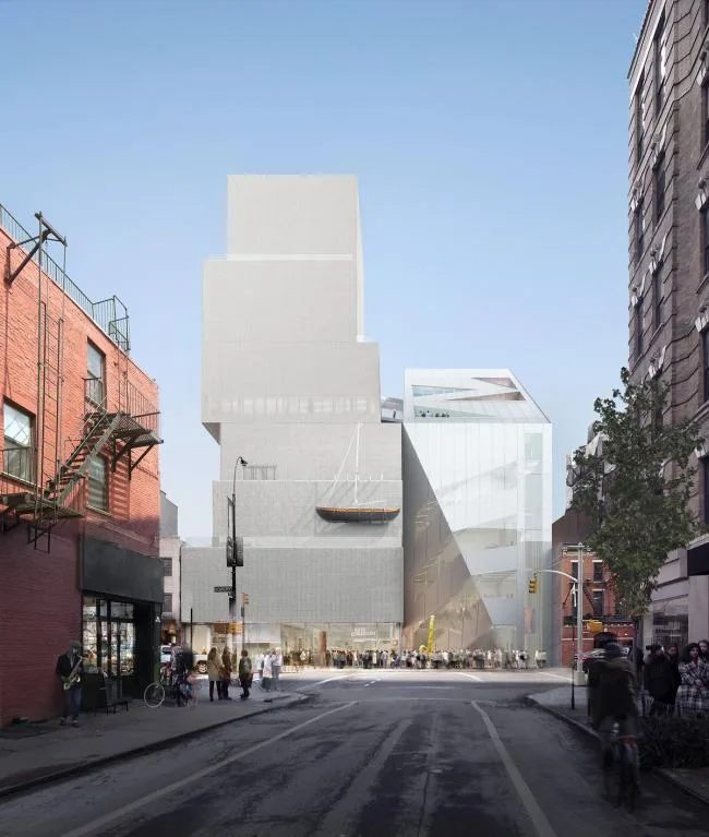 BIM建筑|OMA 在纽约首个公共建筑，与 SANAA“纽约新今世艺术博物馆”做邻人