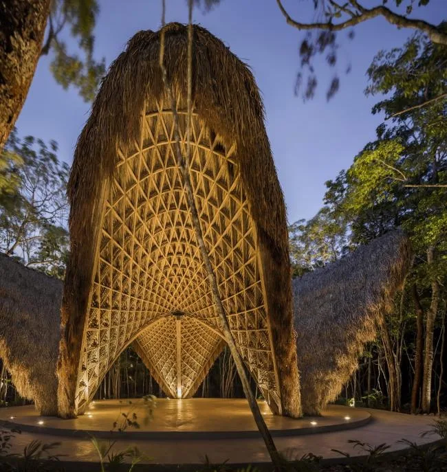 BIM建筑|Luum寺，竹参数化下的天然之美 / CO-LAB Design Office