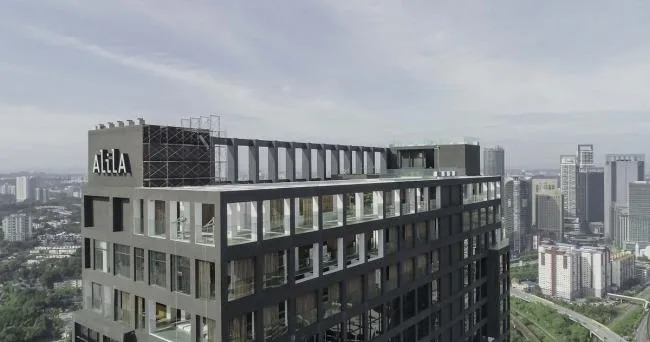 BIM建筑|吉隆坡阿丽拉孟沙酒店，内嵌的天井 / 如恩设计研讨室
