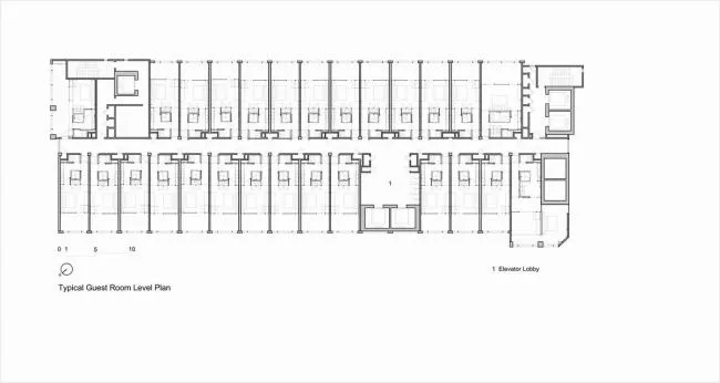 BIM建筑|吉隆坡阿丽拉孟沙酒店，内嵌的天井 / 如恩设计研讨室