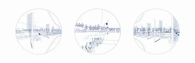 BIM建筑|云雾氤氲，丝带超脱：云镜 · 花圃暖锅餐厅 / 慕达建筑