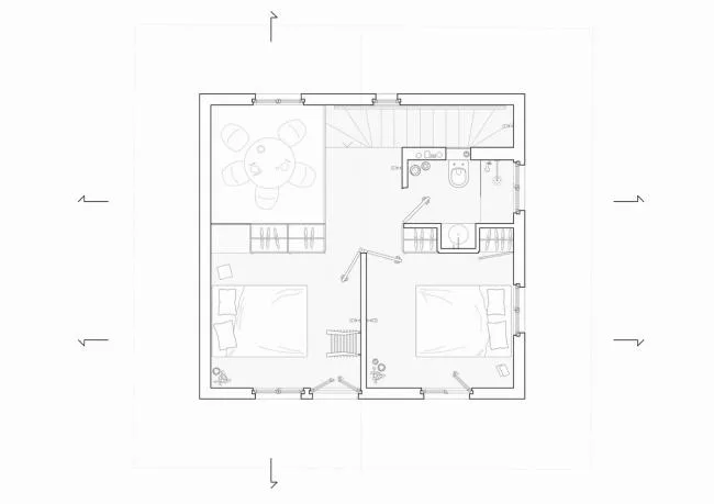 BIM建筑|巴雷特师长教师的家，“戏精版”空间设计 / Daniel Zamarbide