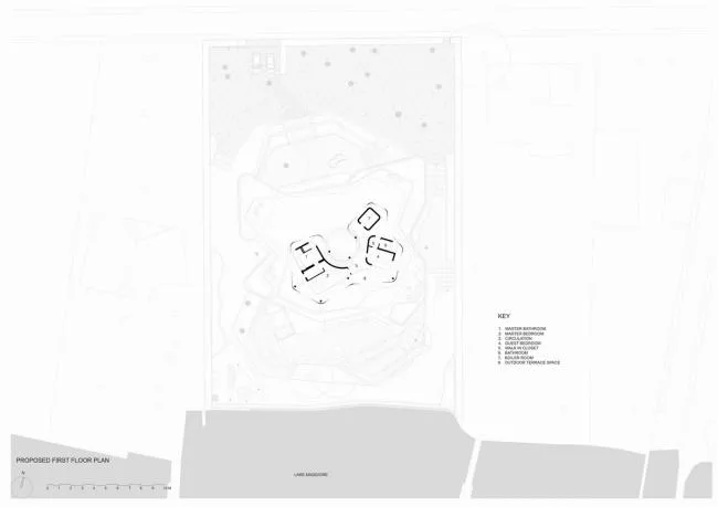 BIM建筑|湖边绽开的白色花瓣：意年夜利滨湖度假屋 / Design Haus Liberty
