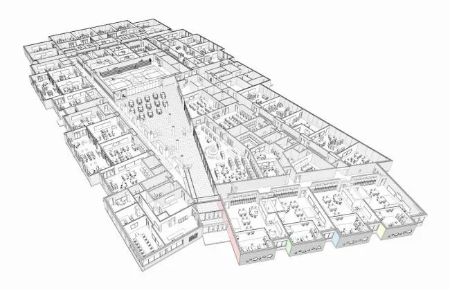 BIM建筑|开放互动，融进几何元素：罗克福德公立小学 / CannonDesign