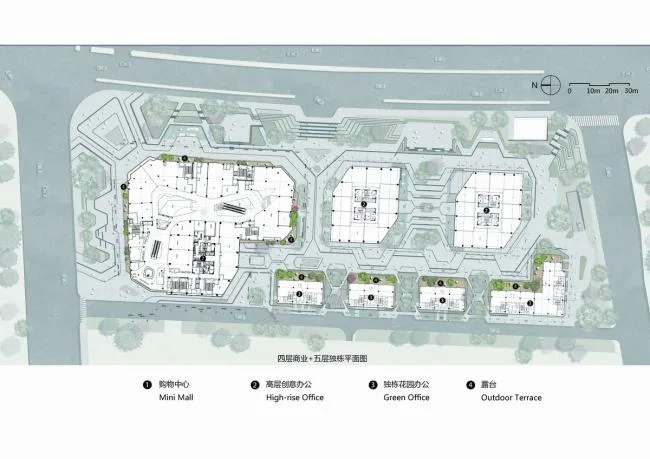 BIM建筑|城市共生空间——南京世茂智汇园 & 52+Mini Mall / 成执设计