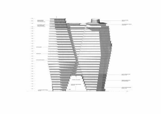 BIM建筑|倒置的冰山：ToHA 办公楼 / Ron Arad Architects