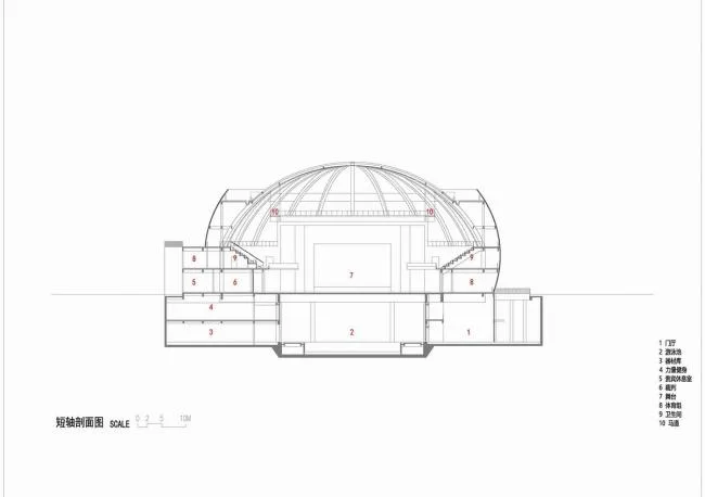 BIM建筑|北京建筑年夜学年夜兴校区体育馆 / 北京建工建筑设计研讨院