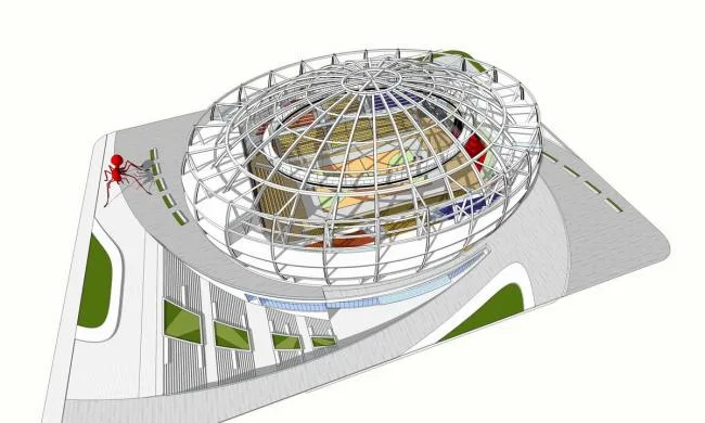 BIM建筑|北京建筑年夜学年夜兴校区体育馆 / 北京建工建筑设计研讨院