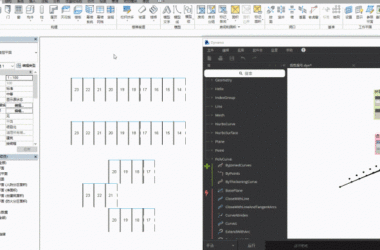 Dynamo_车位线性编号-BIM建筑网