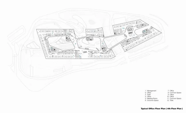 BIM建筑|轻轻“躺”在山丘上的玻璃盒子：加兰蒂银行科技园区 / ERA Architects