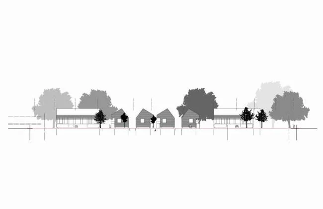 BIM建筑|儿童简笔画里的村落田园社区：Bastion 退伍甲士社区 / OJT