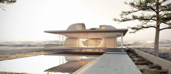 BIM建筑|伊朗经典建筑元素“四拱顶”的现代重组