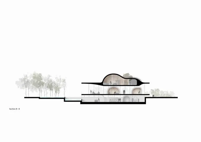 BIM建筑|伊朗经典建筑元素“四拱顶”的现代重组