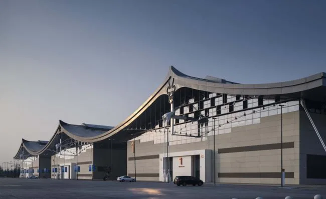 BIM建筑|石家庄国际会展中间，世界最年夜悬索构造展厅 / 清华年夜学建筑设计研讨院