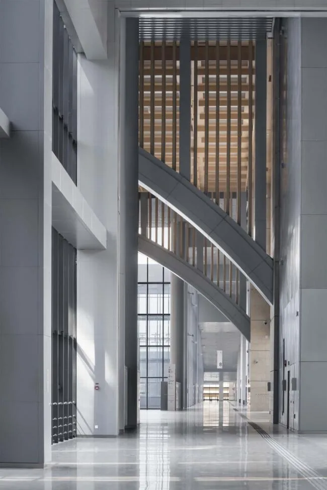 BIM建筑|石家庄国际会展中间，世界最年夜悬索构造展厅 / 清华年夜学建筑设计研讨院