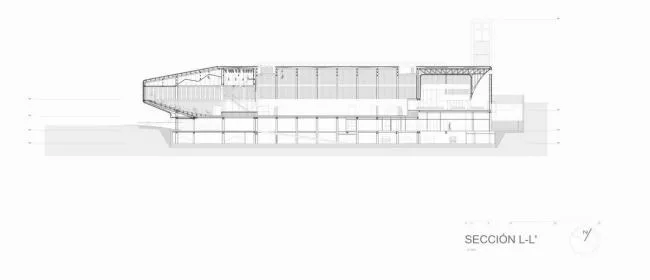 BIM建筑|如小伴侣般整洁排队：教师培训中间 / Ramón Fernández-Alonso
