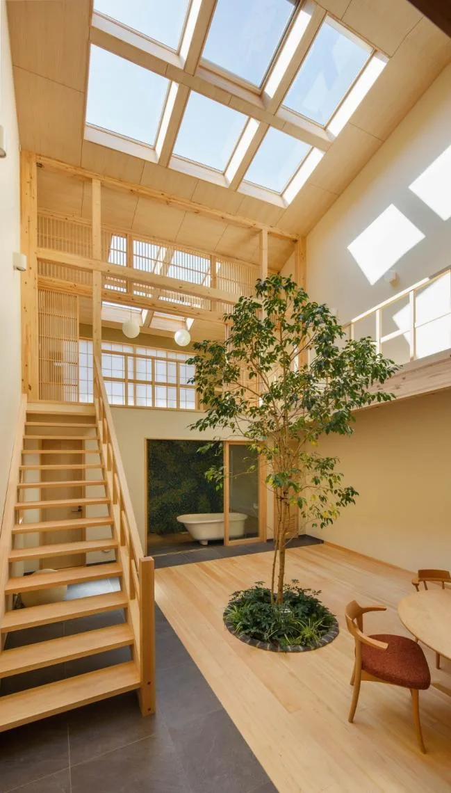 BIM建筑|京都之宅，将天井搬进家里 / 07BEACH
