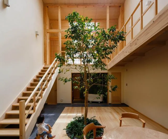 BIM建筑|京都之宅，将天井搬进家里 / 07BEACH