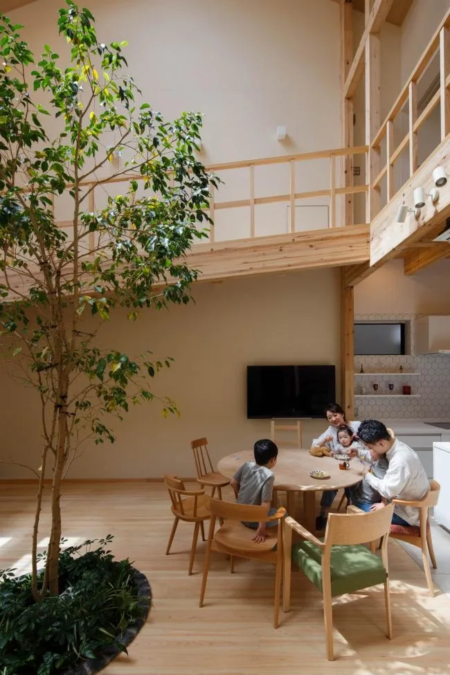 BIM建筑|京都之宅，将天井搬进家里 / 07BEACH