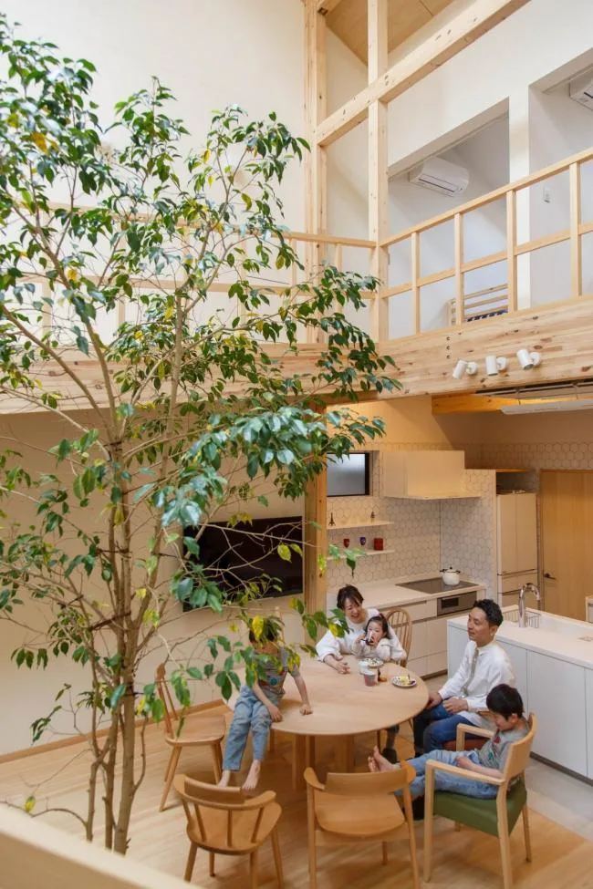 BIM建筑|京都之宅，将天井搬进家里 / 07BEACH