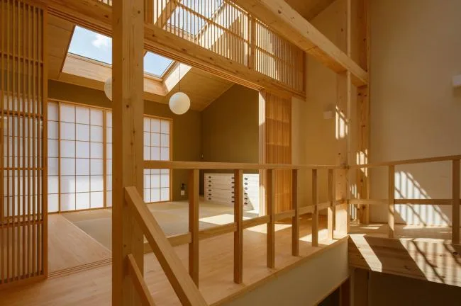 BIM建筑|京都之宅，将天井搬进家里 / 07BEACH