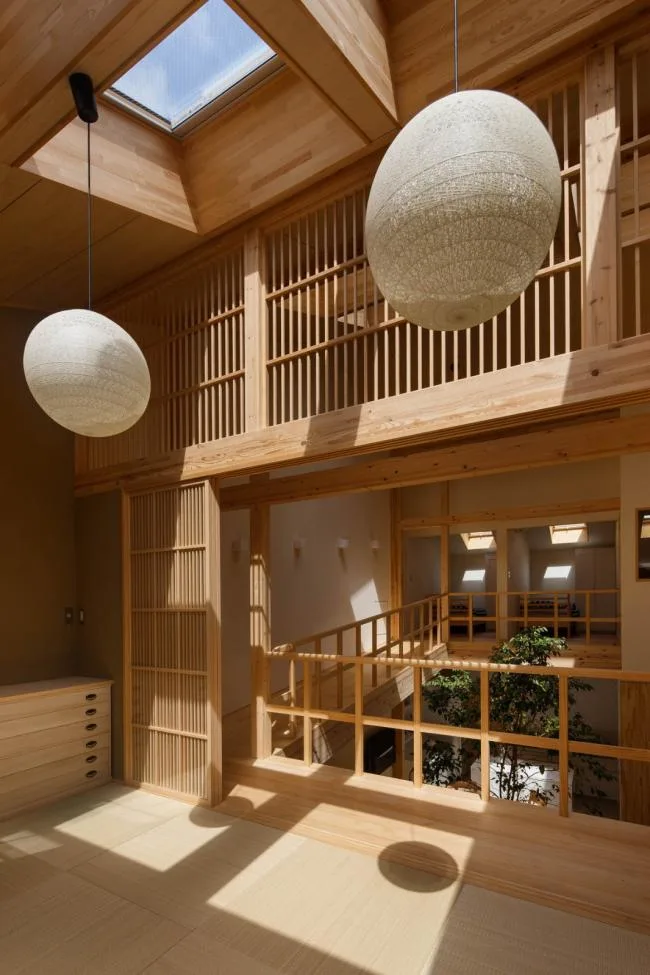 BIM建筑|京都之宅，将天井搬进家里 / 07BEACH