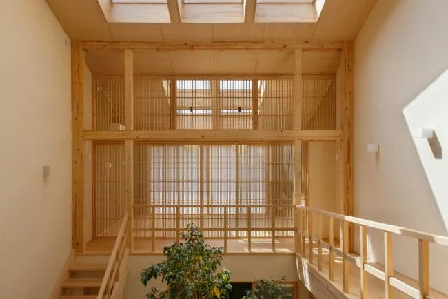 BIM建筑|京都之宅，将天井搬进家里 / 07BEACH