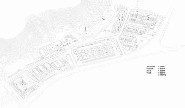 BIM建筑|湖南年夜学天马新校区建筑群 / 处所工作室