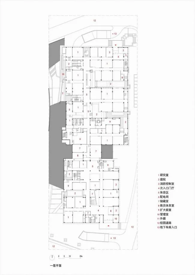 BIM建筑|湖南年夜学天马新校区建筑群 / 处所工作室