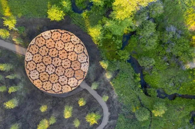 BIM建筑|雕花木束，呵护安静：Tippet Rise 艺术中间展亭 / Kéré Architecture