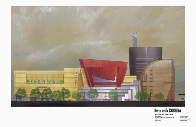 BIM建筑|北九州滨河走廊 / JERDE 捷得建筑事务所