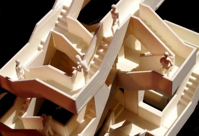 BIM建筑|相叠交织的迷宫——十卡塔 / Supermachine Studio