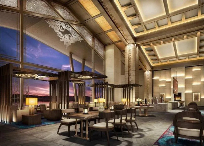 BIM建筑|享青山碧水景，彰古朴亲热貌：年夜理希尔顿酒店 / CCDI + WATG