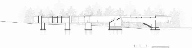 BIM建筑|天鹅湖湿地公园景不雅廊及不雅鸟塔 / 迹·建筑事务所