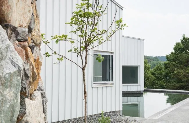 BIM建筑|碧湖之畔，丛林之间：飘浮立方体室第 / Younghan Chung Architects