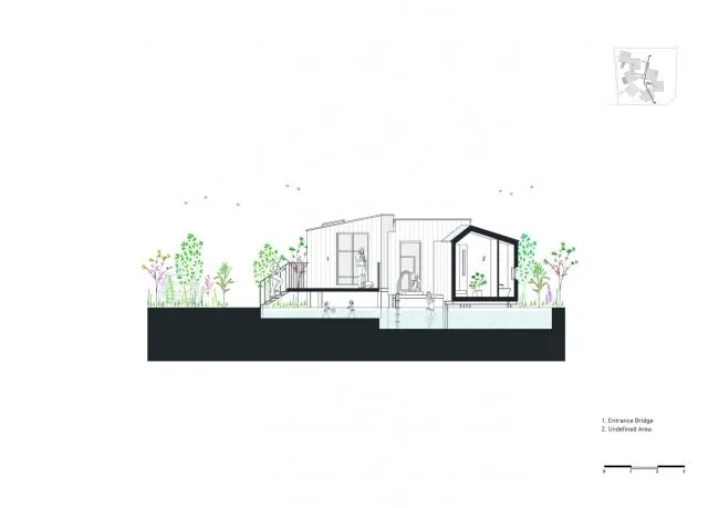 BIM建筑|碧湖之畔，丛林之间：飘浮立方体室第 / Younghan Chung Architects
