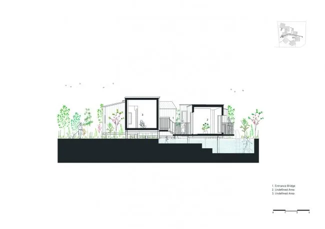 BIM建筑|碧湖之畔，丛林之间：飘浮立方体室第 / Younghan Chung Architects