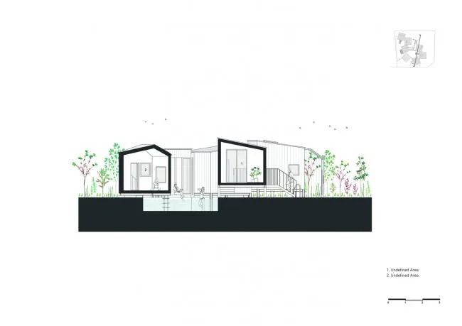 BIM建筑|碧湖之畔，丛林之间：飘浮立方体室第 / Younghan Chung Architects