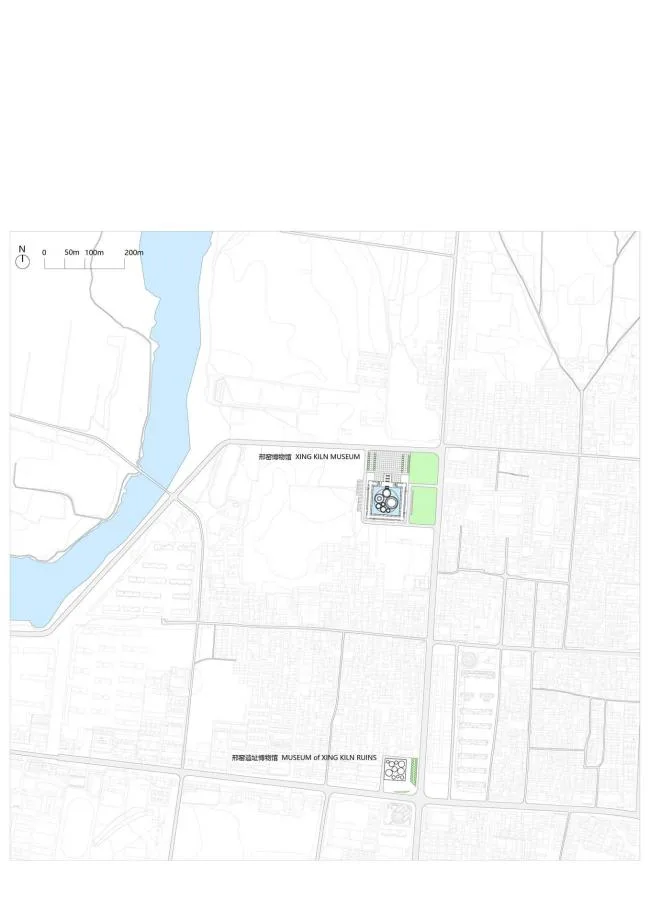 BIM建筑|银白简素，柔化边沿：邢窑遗址博物馆 / 言川建筑