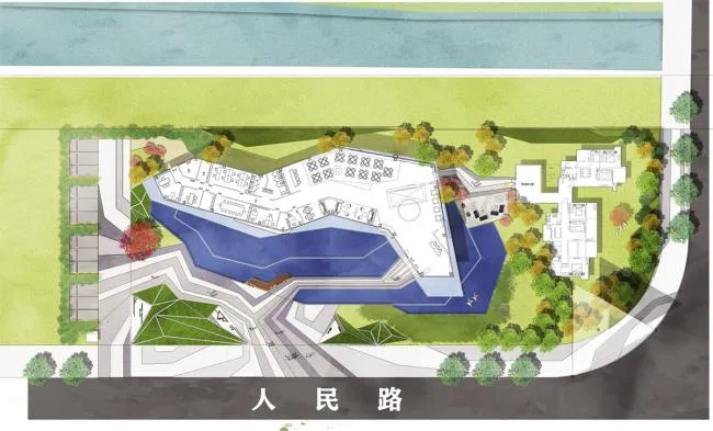 BIM建筑|白鹭点点，群山叠翠：桂林·万达年夜城市滨江示范区 / 基准方中建筑设计