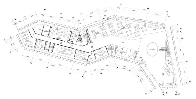 BIM建筑|白鹭点点，群山叠翠：桂林·万达年夜城市滨江示范区 / 基准方中建筑设计