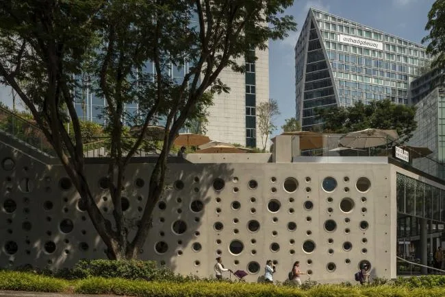 BIM建筑|郁郁葱葱的城市花圃：Design Orchard 孵化器 / WOHA