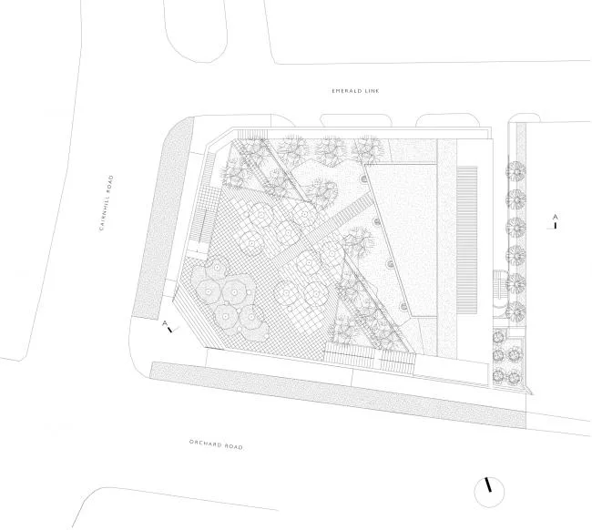 BIM建筑|郁郁葱葱的城市花圃：Design Orchard 孵化器 / WOHA