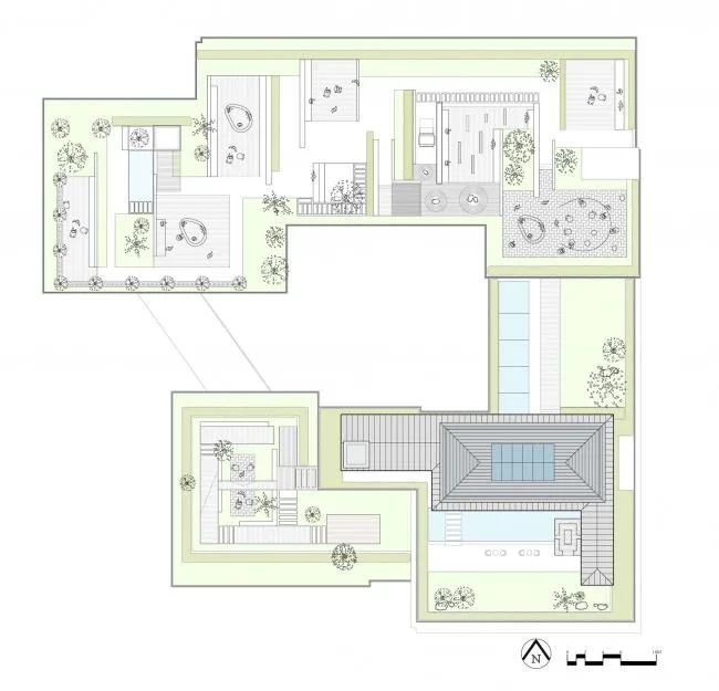 BIM建筑|上海屋上三间 / 致正建筑工作室