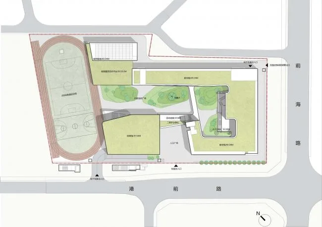 BIM建筑|深圳前海三小 (荔湾小学) / 深圳年夜学建筑设计研讨院·元本体工作室